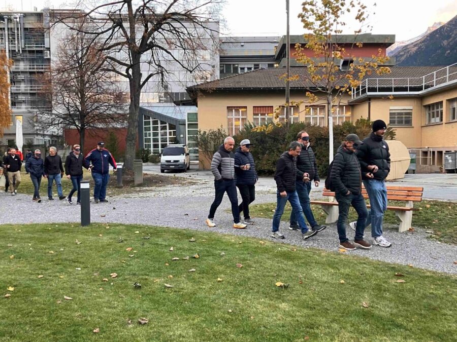 Tandems mit Guides von Blind-Jogging