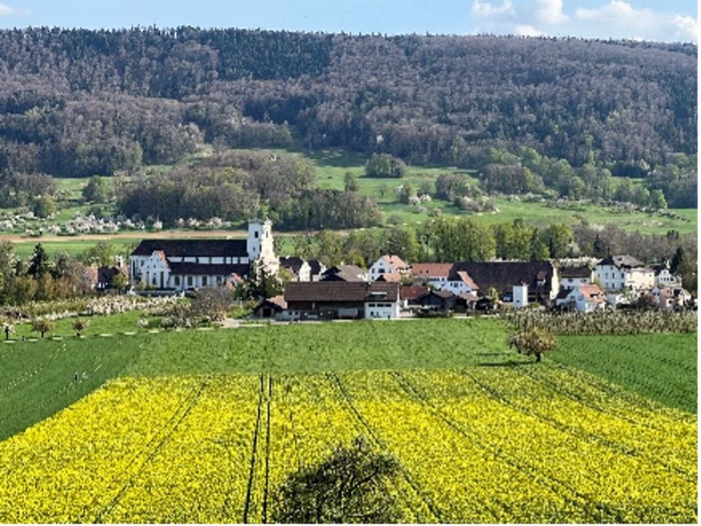 Das Kloster Mariastein ist ein Kraftort und idyllisch gelegen.