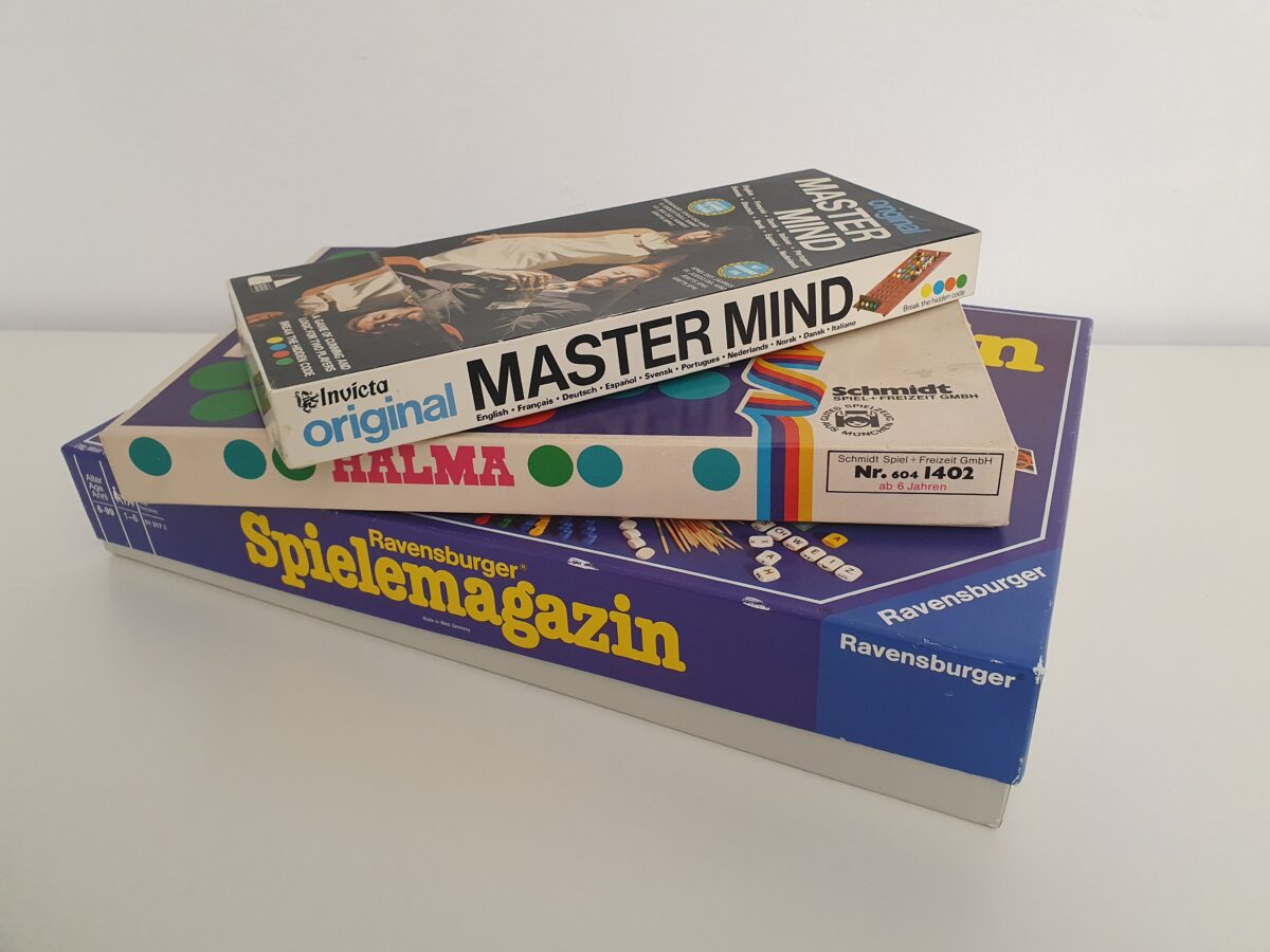 Drei Gesellschaftsspiele