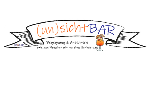 Logo (un)sichtBAR. Begegnung & Austausch zwischen Menschen mit und ohne Behinderung