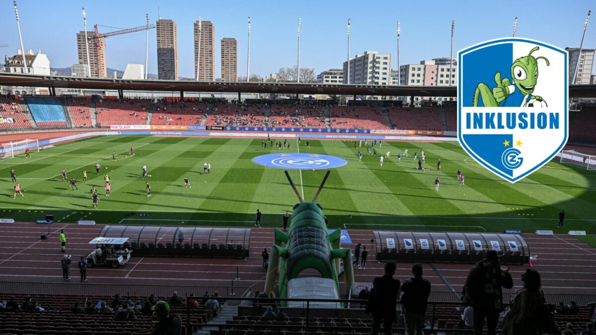 Stadion Letzigrund von oben..